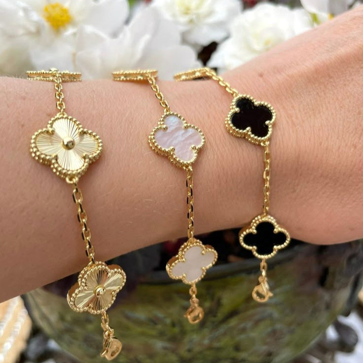 Bracelet 5 Motifs VC - Black