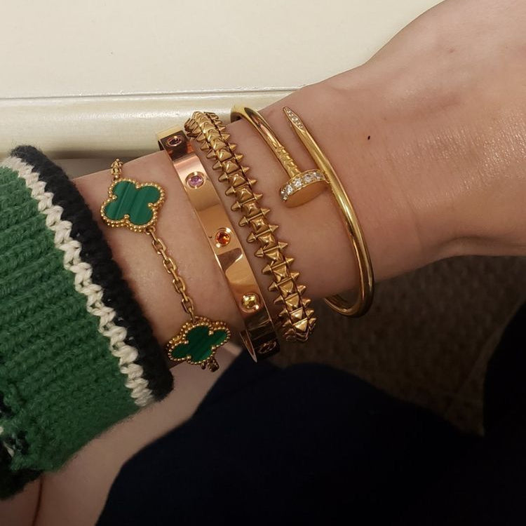 Bracelet 5 Motifs VC - Green