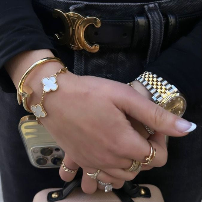 Bracelet 5 Motifs VC - White