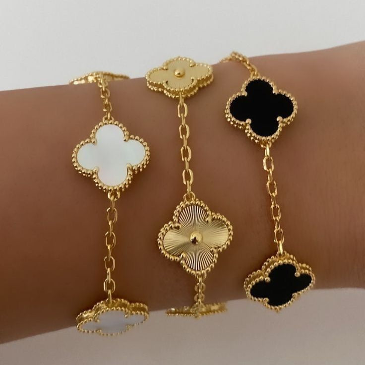 Bracelet 5 Motifs VC - Gold