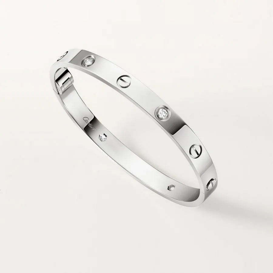 Bracelet Love Diamonds CR Silver