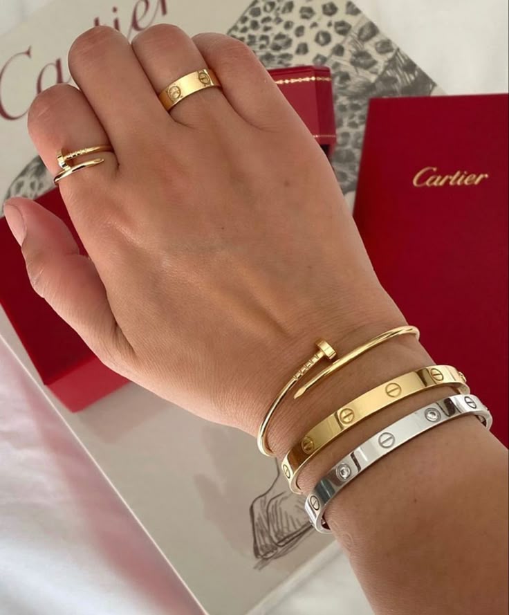 Bracelet Juste un Clou CR Gold